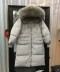 New Dongdaemun jeanette lỏng kích thước lớn dày phần dài siêu lớn cổ áo lông thú xuống áo khoác nữ eo trên đầu gối off mùa