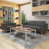 Скандинавская ткань, диван, современный и минималистичный небольшой журнальный столик