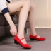 Old Bắc Kinh giày của phụ nữ duy nhất giày giày thường giày làm việc khách sạn giày mẹ nêm giày thấp giày khiêu vũ hiển thị giày new balance nữ Giày cắt thấp