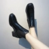Martin boot nữ 2018 thu đông 2018 phiên bản Hàn Quốc mới của các sinh viên hoang dã với dày với đôi bốt ngắn retro ấm áp nhung Giày ống
