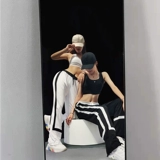 Белые спортивные весенние летние тонкие шелковые быстросохнущие штаны для отдыха, оверсайз, большой размер, свободный прямой крой