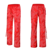 Летние спортивные штаны для спортзала для отдыха, высокая талия, свободный прямой крой