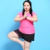 Kích thước lớn quần áo thể dục nữ chất béo mm200 kg yoga áo sơ mi ngắn tay khô nhanh thể thao chạy áo triều Quần áo tập thể hình