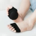 Ngón chân cái vớ của phụ nữ bông nửa cắt ngón tay cộng với miếng đệm mùa hè vớ ngón chân mỏng vô hình cao gót vớ 3 cặp Vớ mắt cá chân