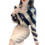 Осенняя весенняя рубашка, модный весенний лонгслив для отдыха, коллекция 2023, в западном стиле