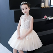 Cô gái sinh nhật chủ nhà nhỏ váy dạ hội công chúa hoa cô gái trang phục piano trẻ em váy cưới nữ 2018 mới