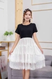 Кружевная мини-юбка, комплект, платье, облегающий крой, короткий рукав, 2019
