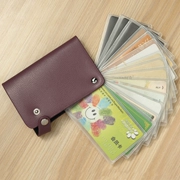 Người đàn ông da mới và phụ nữ đa thẻ da gói thẻ kinh doanh đơn giản xoay bộ thẻ ngân hàng chủ thẻ kinh doanh chủ thẻ