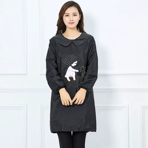 Фартук, юбка, лонгслив, модный нагрудник, водонепроницаемый комбинезон, в корейском стиле