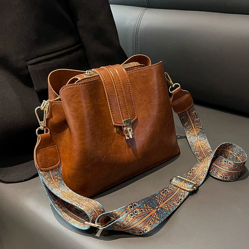 Ретро сумка на одно плечо для отдыха, вместительная и большая сумка через плечо, коллекция 2023