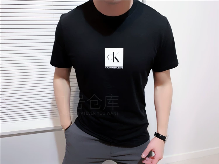 Хлопковая футболка с коротким рукавом и круглым вырезом, 2020 год, slim fit, для детей 3–8 лет