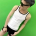 Nhanh tay người đàn ông da đỏ với đoạn ba quần nam mùa hè vài quần short vest tinh thần guy xu hướng xã hội một phù hợp với thủy triều shop quan ao nam Áo khoác đôi