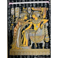ПРОДОВЛЕНИЯ ЕГИПТИЙСКАЯ Специальность Древняя Египтанская росписная картина бумага красочная золотая порошка