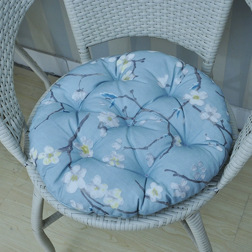 Скандинавская сельская подушка, зимний нескользящий стульчик для кормления, в американском стиле, увеличенная толщина, из хлопка и льна