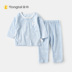 Tongtai mùa hè bé bộ đồ lót nam giới và phụ nữ bé 3-18 tháng bông áo quần hai mảnh phù hợp với mới Quần áo lót