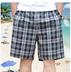 Một Luo quần của nam giới quần short pyjama mùa hè ba quần cotton loose boxer tóm tắt kích thước lớn quần nhà quần lớn