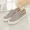 Giày vải da mới 2018 nữ phiên bản Hàn Quốc của giày đế dày hoang dã đế mềm
