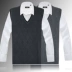 Áo len dệt kim nam cổ chữ V dày không tay áo len đan áo vest vest cỡ lớn vest nam cao cấp Dệt kim Vest