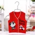 Đặc biệt hàng ngày mùa xuân và mùa thu bé vest cotton vest vai nam giới và phụ nữ bé áo len áo len cardigan sơ sinh vest