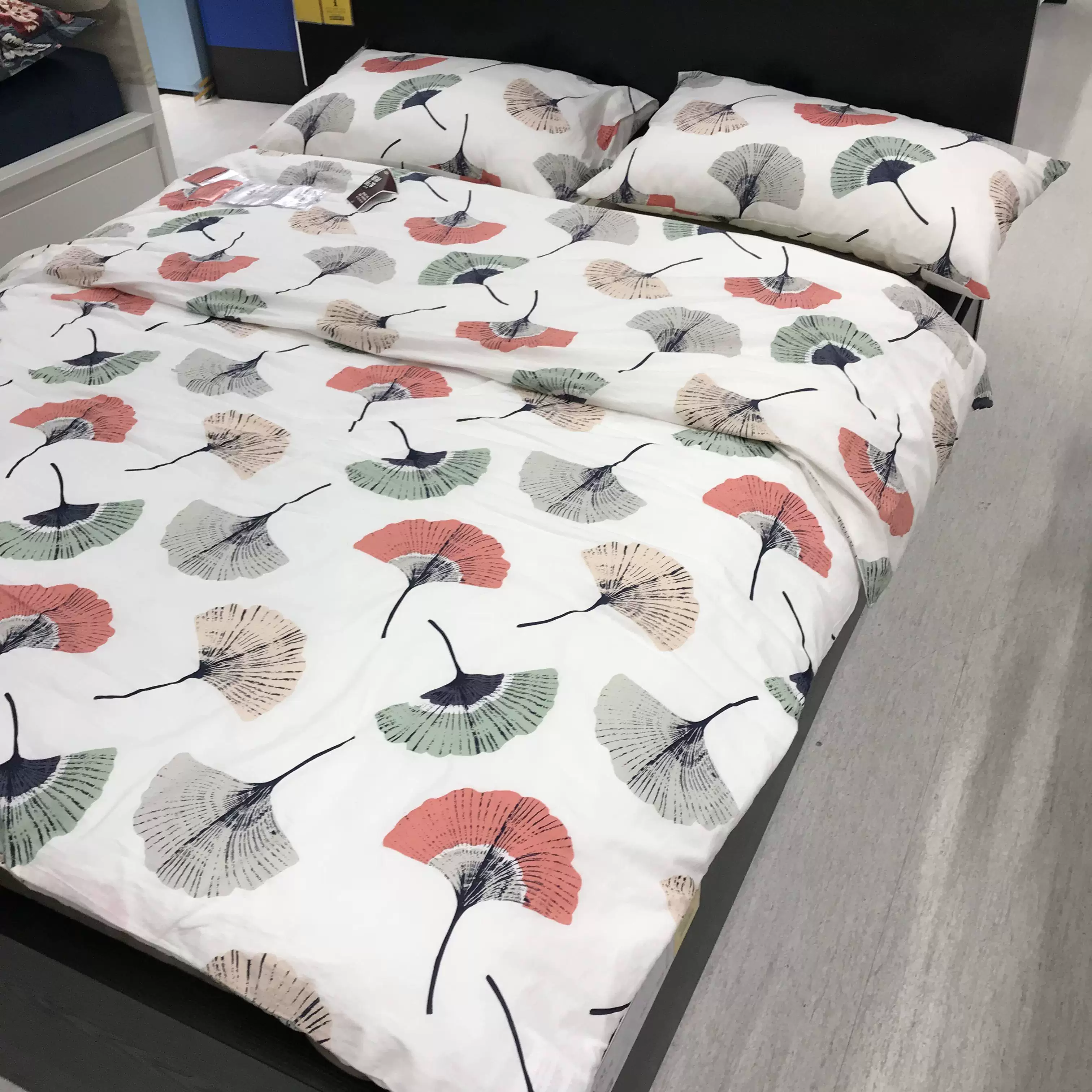 IKEA IKEA Tssea Pure Cotton Cotton Cotton Leaf Quilt and Pillow Case (No Sheets) Domestic Purchasing