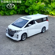 1:32 Mô hình xe hợp kim Toyota Alpha mô phỏng ban đầu kim loại xe sưu tập trang trí kéo lại mô hình xe đồ chơi - Chế độ tĩnh