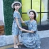 裴佳欣 亲子 装 夏装 2018 新潮 洋气 衣服 儿童 夏雪 式 裙 裙 夏 母 母