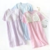 Mùa hè miễn phí áo ngực nữ cotton hai lớp sợi ren nhà ngọt ngào phiên bản Hàn Quốc với phần đệm ngực phần mỏng - Đêm đầm