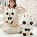 2017 mèo con búp bê bông gối món quà sinh nhật cotton cat cat đồ chơi sang trọng vải sang trọng đồ chơi