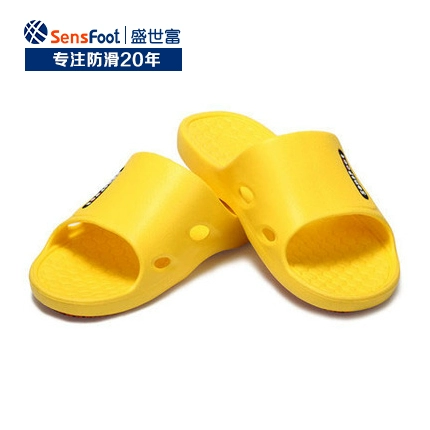 Shengshifu sensfoot dép chống trượt cặp vợ chồng phòng tắm nhà tắm trong nhà đáy mềm phụ nữ mang thai dép và dép đi trong nhà 