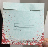 Свадебный бумажный пакет Свадебный компакт -диск для свадебной коробки компакт -диск с компакт -дисками для бумаги бумаги бумага бумага бесплатная доставка специально для доставки