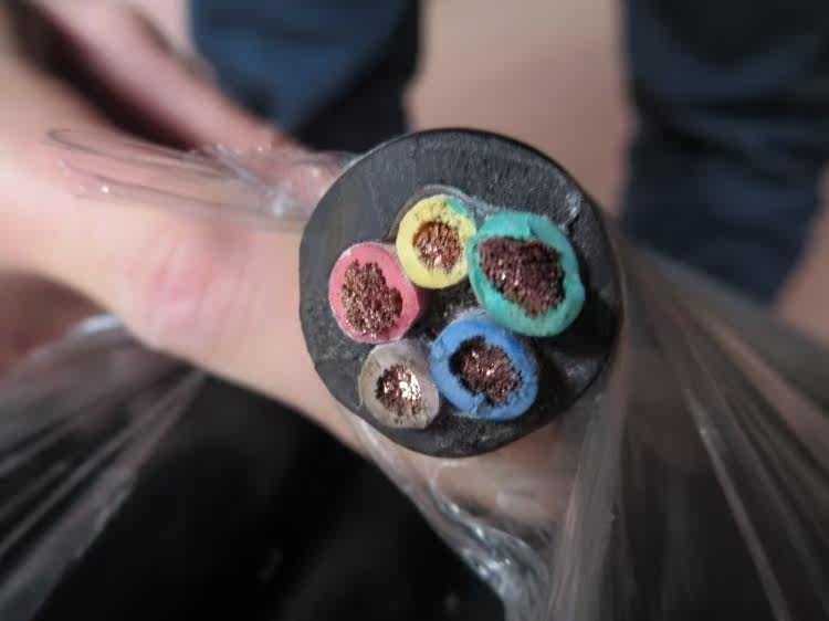 国标5芯护套线 全铜国标 10平方电线电缆zr-rvv3*10 2*6 rvv5*10 剪零