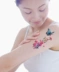 Dán hình xăm không thấm nước nữ mô phỏng lâu dài 3D bướm rose flower kem che khuyết điểm kem che khuyết điểm nữ tattoo body painting Vẽ trên cơ thể