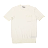 Vintameri British Retro Mods Business Daily Slim Dupont Coolmax Ice Mochi Pocket Short -Sleeed T -For