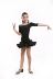 Trẻ em Latin biểu diễn múa quần áo cô gái dài và ngắn tay áo trẻ em khiêu vũ Latin quần áo đào tạo đen Trang phục