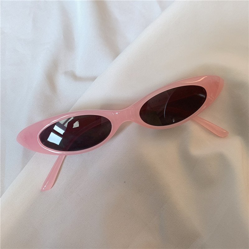 Flat & Pink【 smug senior 】 Minority Designer Flat square Polarized light Sunglasses Sunglasses female Large frame Show thin veil glasses