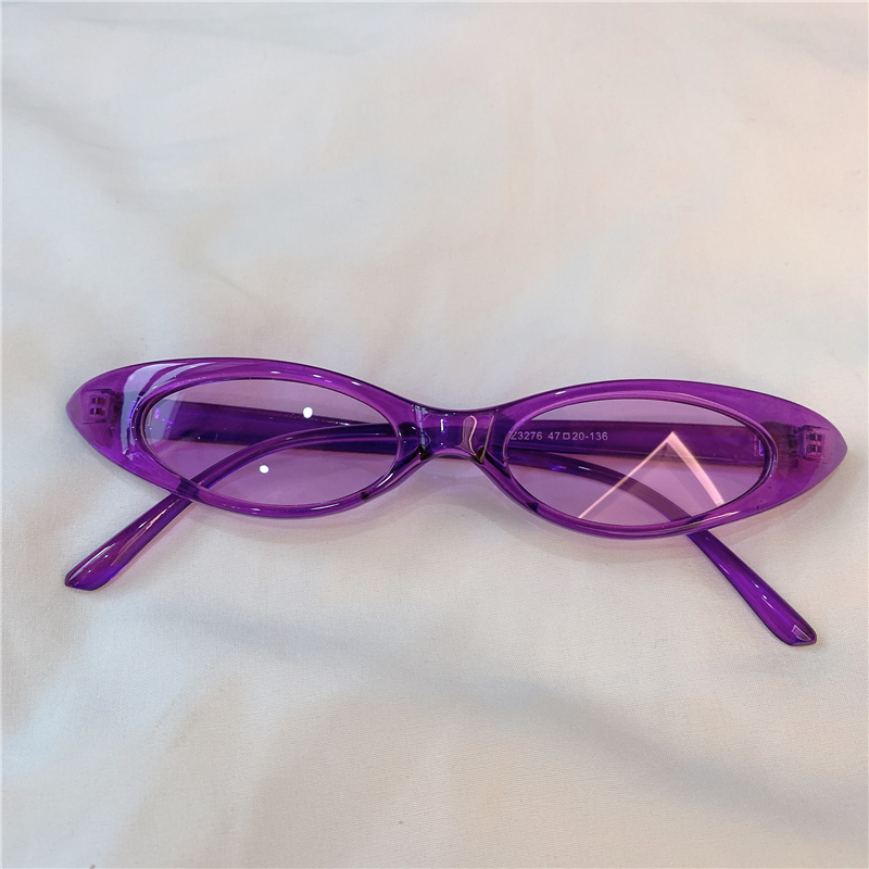 Gingervintage Sunglasses Port style Europe and America Retro photograph cat eye Sunglasses Purple series lovers pose female collocation