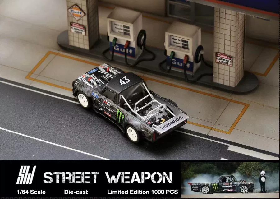 Street Weapon SW Limited 1:64 Explosion Mustang Hoonicorn F-150 модель автомобиля
