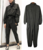Bộ đồ liền thân dài tay phù hợp với túi jumpsuit xu hướng retro Nhật Bản overalls mùa thu và mùa đông nam jumpsuit chín điểm quần âu Crop Jeans