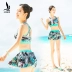 Áo tắm ba mảnh kỳ lạ nữ bikini gợi cảm Váy Hàn Quốc ngực nhỏ thu thập kích thước lớn chất béo mm giảm béo áo tắm mùa xuân - Bikinis bộ bikini 3 món Bikinis