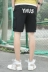 Kích thước nhỏ nam S nhỏ 27-28 giản dị năm quần thủy triều đẹp trai t quần mùa hè Học sinh Hàn Quốc quần short nam và nữ - Quần short