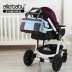 Allerbaby xác ướp túi stereo đa chức năng công suất lớn xác ướp túi bé ra túi mẹ và bé túi xách ánh sáng