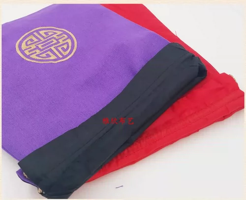 Красный большой чай улун Да Хун Пао, сумка для хранения, 27×36см, из хлопка и льна, подарок на день рождения, на шнурках, с печатью вашего логотипа