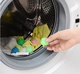 20 quả bóng đóng gói Bọc quần áo bọc vải PVC mềm màu Quần áo nhỏ Magic Solid Giặt bóng - Hệ thống giá giặt
