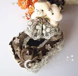 Салфетки, короткая система хранения, новая коллекция, европейский стиль, для влюбленных, с медвежатами