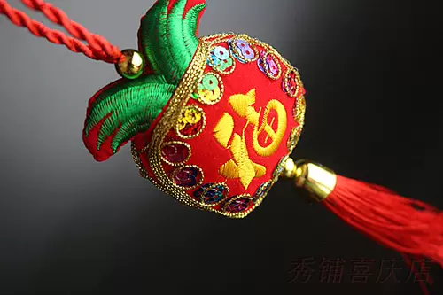 Китайская вышивка, праздничнные блестки для ногтей, небольшая сумка, подвеска, с вышивкой, подарок на день рождения