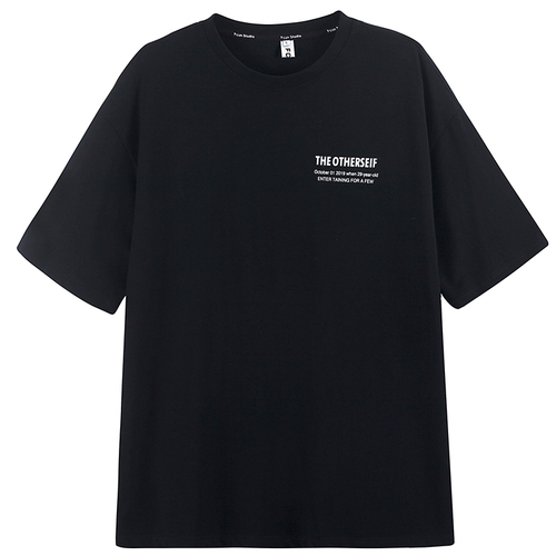 Summer Hong Kong Style t-shirt men's short sleeve 2020 new oversize casual loose t-shirt men's Korean Trend