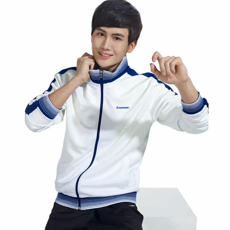 羽毛球运动服秋冬装 男女 长袖上衣外套 套装 川崎jk12165/12267