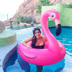 Vòng bơi fliringo flamingo để tăng dày nách phao cứu sinh bơm nước trôi nổi trôi giường - Cao su nổi mua phao bơi cho bé Cao su nổi