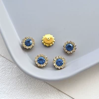 12 мм-50 кусочков светло-голубых