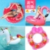 Flamingo Unicorn Donut Dày Inflatable Swim Nhẫn Nam Giới Trưởng Thành và Phụ Nữ Trẻ Em Nách Vòng Tròn Phao Cứu Sinh phao nằm hồ bơi Cao su nổi